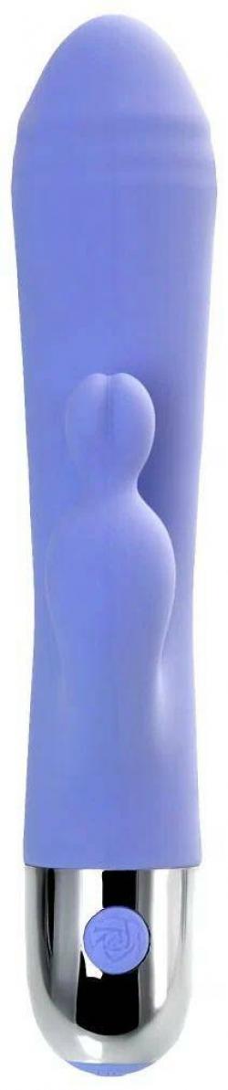 Вибратор с клиторальной стимуляцией Flovetta Crocus, силикон, фиолетовый, 17,5 см Vestalshop.ru - Изображение 2
