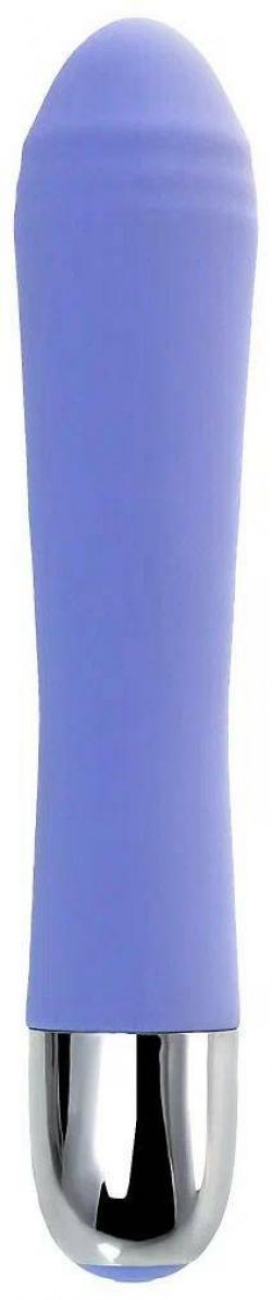 Вибратор с клиторальной стимуляцией Flovetta Crocus, силикон, фиолетовый, 17,5 см Vestalshop.ru - Изображение 4