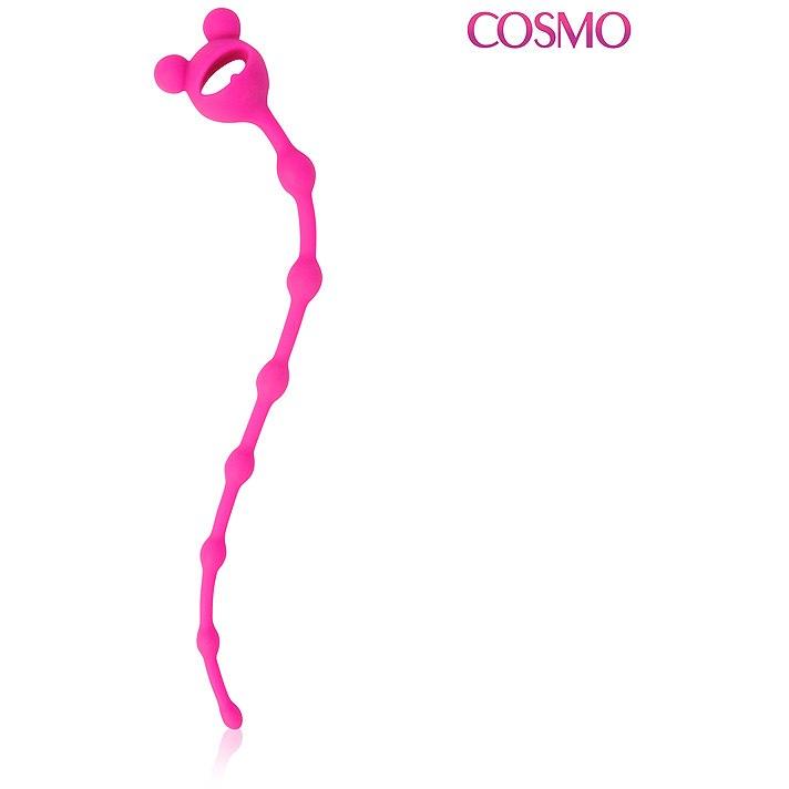 COSMO Анальная цепочка-елочка розовая, 23 см. Vestalshop.ru - Изображение 4