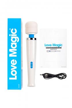 Вибромассажёр Love Magic Rechargeable HV-270, силикон, белый, 32 см Vestalshop.ru - Изображение 1