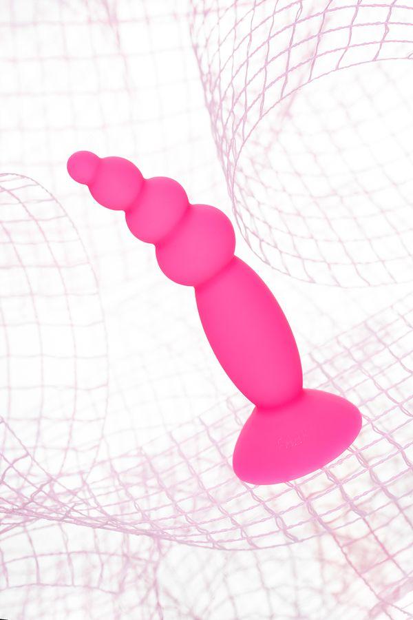 Анальная втулка A-Toys by TOYFA Hild, силикон, розовый, 11 см Vestalshop.ru - Изображение 4