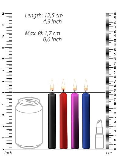 Набор разноцветных восковых BDSM-свечей Teasing Wax Candle Vestalshop.ru - Изображение 3