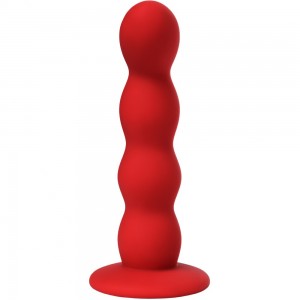 Анальный фаллоимитатор ToDo by Toyfa Favorite, силикон, красный, 13 см, диаметр 2,8 см
