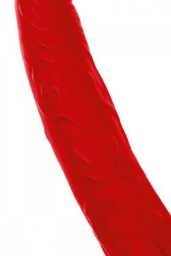 Насадка на пенис для двойного проникновения Black&Red by TOYFA , силикон, красный, 16,5 см Vestalshop.ru - Изображение 10