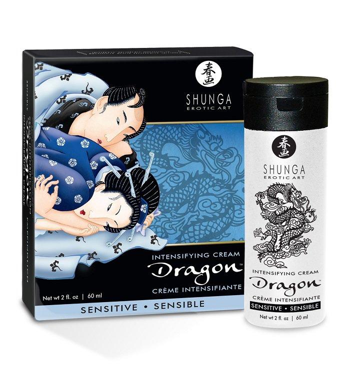 Shunga Dragon Sensitive крем для пар эффект «ледяного огня» 60 мл. Vestalshop.ru - Изображение 4