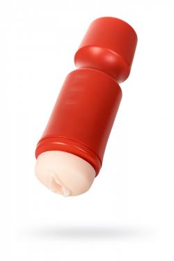 Мастурбатор,красный/телесный, вагина, TOYFA A-Toys,24cm, 7,6 cm Vestalshop.ru - Изображение 1