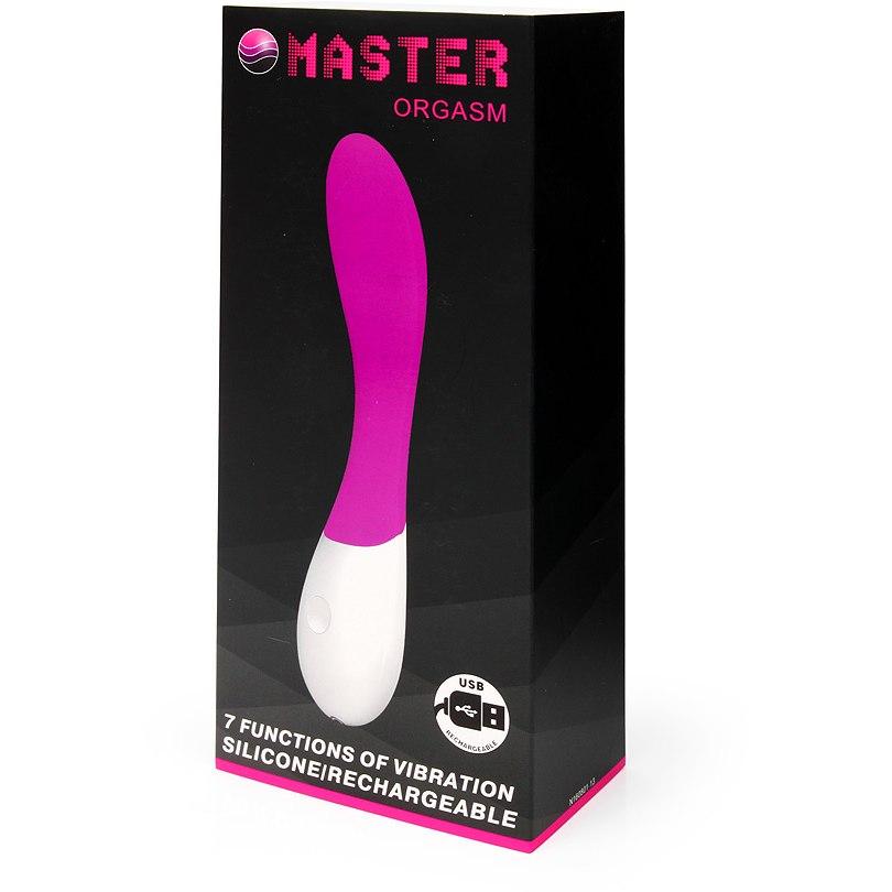 Перезаряжаемый вибромассажер для точки G Baile «Master Orgasm», фиолетовый, 20 см. Vestalshop.ru - Изображение 5