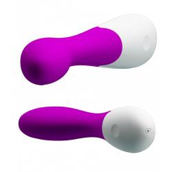 Перезаряжаемый вибромассажер для точки G Baile «Master Orgasm», фиолетовый, 20 см. Vestalshop.ru - Изображение 4
