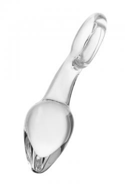 Анальная втулка Sexus Glass, стекло, прозрачная, 14,5 см, Ø 4 см Vestalshop.ru - Изображение 3