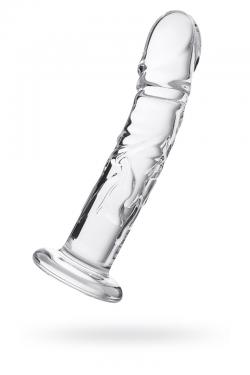 Нереалистичный фаллоимитатор Sexus Glass, стекло, прозрачный, 19,5 см Vestalshop.ru - Изображение 1