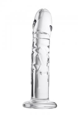 Нереалистичный фаллоимитатор Sexus Glass, стекло, прозрачный, 19,5 см Vestalshop.ru - Изображение 3