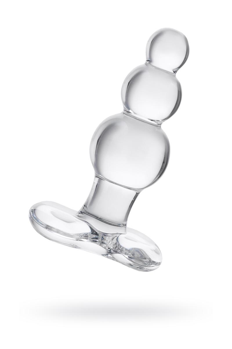 Анальная втулка Sexus Glass, стекло, прозрачная, 10,5 см, Ø 3,5 см Vestalshop.ru - Изображение 4