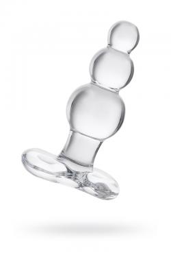 Анальная втулка Sexus Glass, стекло, прозрачная, 10,5 см, Ø 3,5 см Vestalshop.ru - Изображение 1