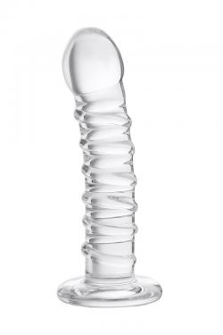 Нереалистичный фаллоимитатор Sexus Glass, стекло, прозрачный, 16 см Vestalshop.ru - Изображение 2