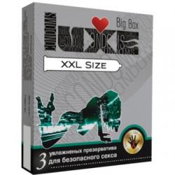 Презервативы  LUXE BIG BOX XXL SIZE Панель 3 штуки