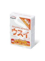 SAGAMI Xtreme 0.04 мм ультратонкие презервативы 3 шт. Vestalshop.ru - Изображение 3