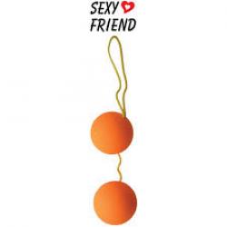 Вагинальные шарики Sexy Friend Balls оранжевые