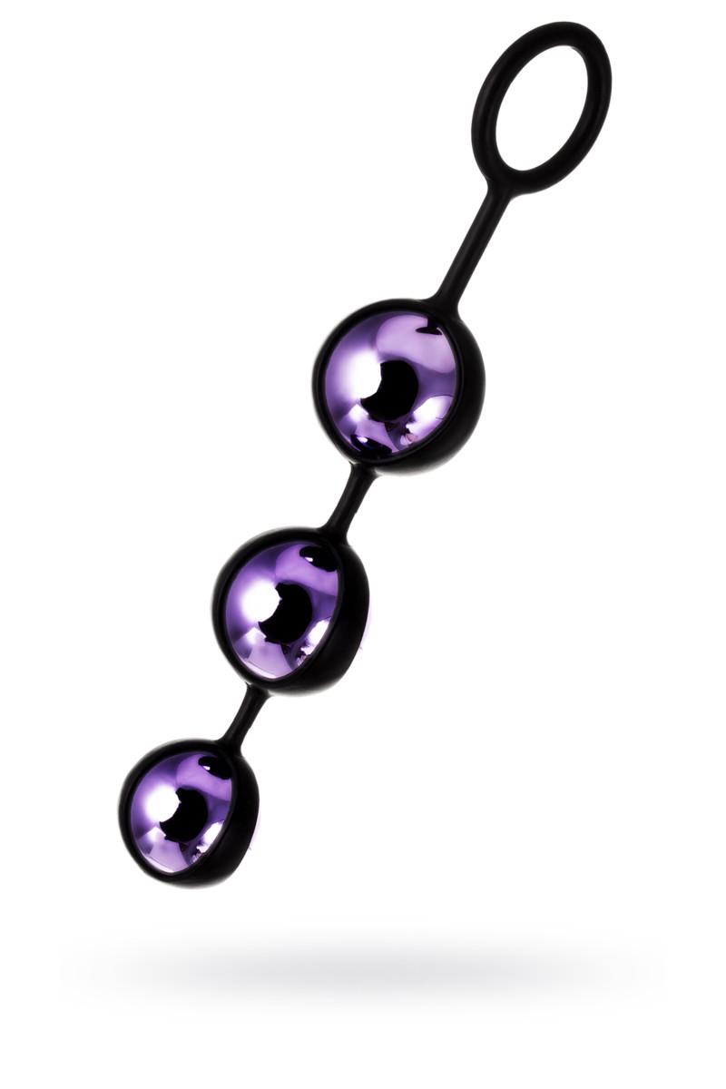 Вагинальные шарики TOYFA A-Toys, фиолетовый, Ø 3,5 см