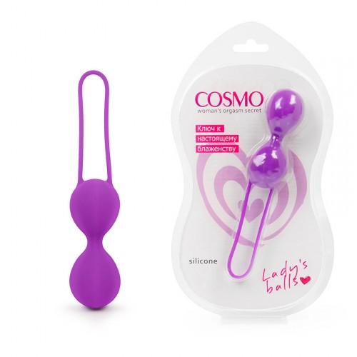Шарики вагинальные  D 31 мм, вес 60 г, цвет фиолетовый