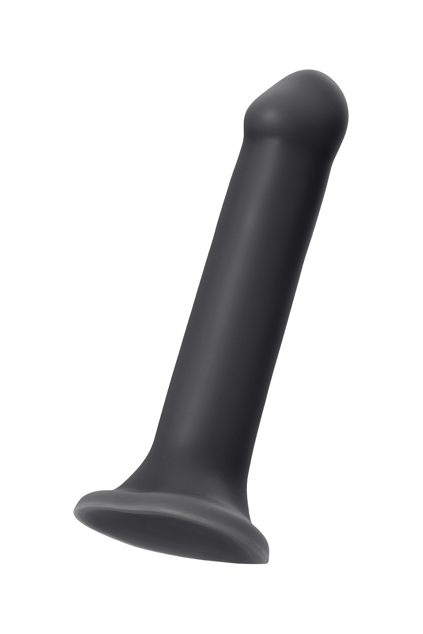 Ремневой нереалистичный страпон на присоске Strap-on-me, XL, силикон, черный, 20 см Vestalshop.ru - Изображение 4