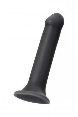 Ремневой нереалистичный страпон на присоске Strap-on-me, XL, силикон, черный, 20 см Vestalshop.ru - Изображение 3