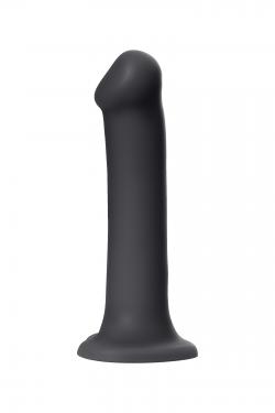 Ремневой нереалистичный страпон на присоске Strap-on-me, XL, силикон, черный, 20 см Vestalshop.ru - Изображение 5