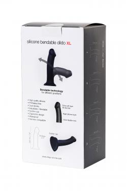 Ремневой нереалистичный страпон на присоске Strap-on-me, XL, силикон, черный, 20 см Vestalshop.ru - Изображение 13