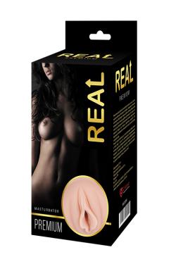 Реалистичный односторонний мастурбатор Real  Women Dual Layer с двойной структурой 15,5х8,2 см Vestalshop.ru - Изображение 1