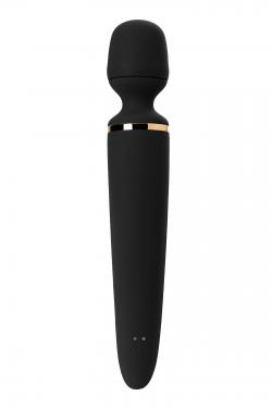 Нереалистичный вибратор Satisfyer Woman Wand , 10 режимов вибрации, ABS пластик, Чёрный, 34 см, Ø 5,