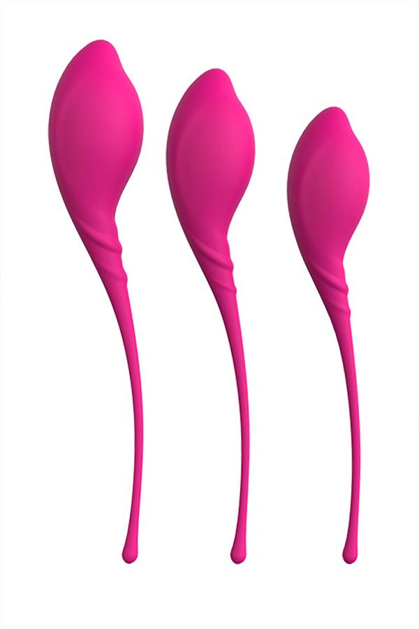 Набор вагинальных шариков S-HANDE LAMBALL, силикон, розовый Vestalshop.ru - Изображение 1
