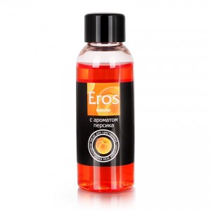 Масло массажное Eros exotic с ароматом персика 50 мл.