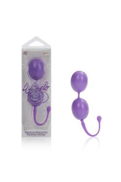 Вагинальные шарики из ПВХ фиолетовые