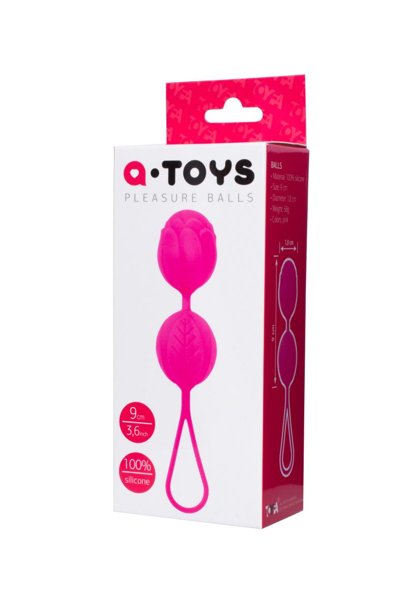 Вагинальные шарики TOYFA  A-Toys Flov, Силикон, Розовый, 15  см Vestalshop.ru - Изображение 1