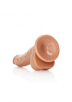 Фалоимитатор Curved Realistic Dildo  Balls  Suction Cup - 7''/ 18 cm