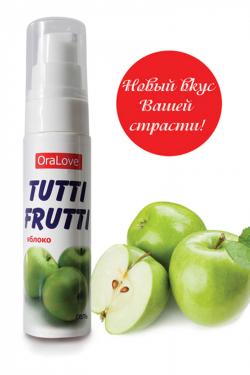 Tutti Frutti OraLove лубрикант со вкусом яблока 30 г. Vestalshop.ru - Изображение 6
