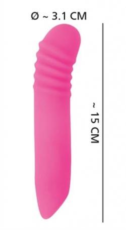 Мини - вибратор Flashing Mini Vibe Pink длина 15 см. диаметр 3.1 см. Vestalshop.ru - Изображение 9