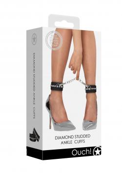 Бондаж на ноги Diamond Studded Ankle Cuffs Vestalshop.ru - Изображение 1