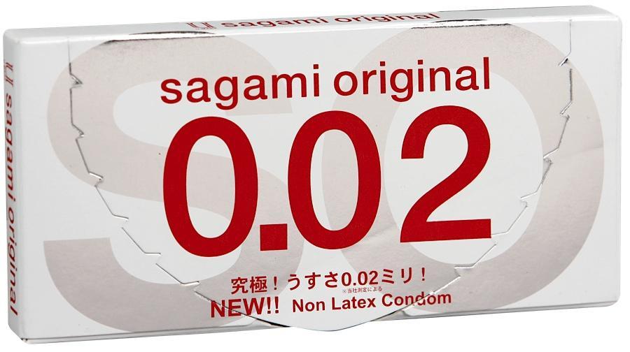 Sagami презервативы полиуретановые Original 0.02, 2 шт.