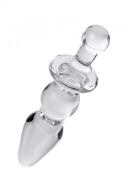 Анальная втулка Sexus Glass, стекло, прозрачная, 17 см, Ø 3,5 см Vestalshop.ru - Изображение 3