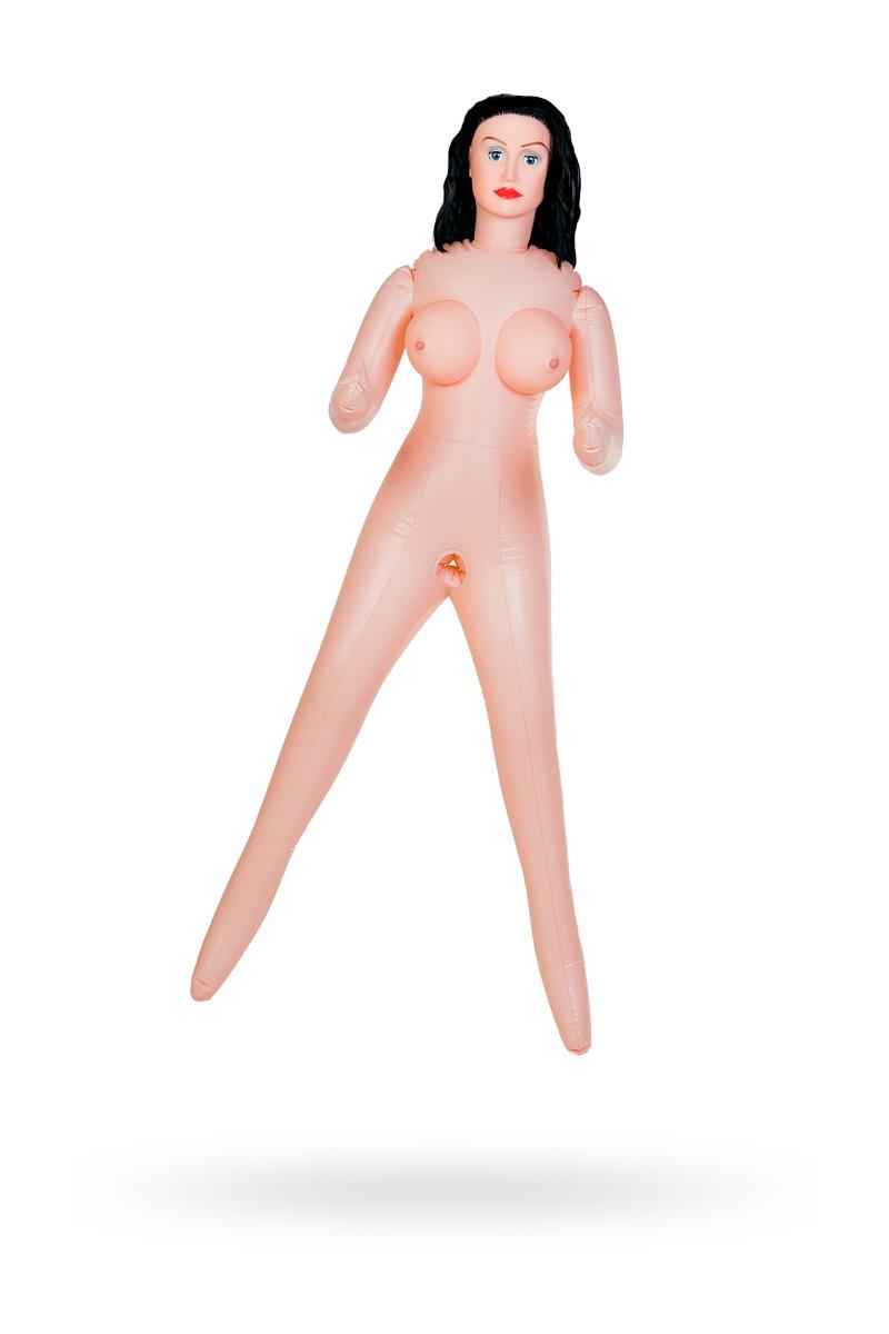 Кукла надувная Kaylee с реалистичной головой, брюнетка, TOYFA Dolls-X, кибер вставка вагина – анус, Vestalshop.ru - Изображение 4