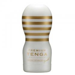 Мастурбатор Tenga Premium Original Vacuum CUP Gentle, золотисто-белый
