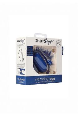 Виброяйцо Shots Toys Vibrating Egg голубое, 8 см Vestalshop.ru - Изображение 4