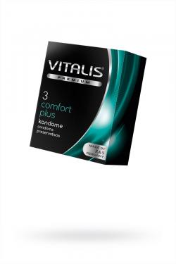 Vitalis premium № 3 comfort plus презервативы анатомической формы ширина 53 мм., 3 шт. Vestalshop.ru - Изображение 2