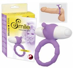 Насадка-кольцо для пениса с вибрацией Loop фиолетовое