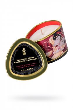 Ароматизированная свеча и масло для массажа  Shunga «Клубника и шампанское», 170 мл Vestalshop.ru - Изображение 1