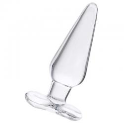 Анальная втулка Sexus Glass, Стекло, Прозрачный, 11,5 см