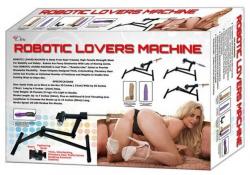 Секс-машина, Diva, Robotic с двумя насадками, металл, черный, 120 см