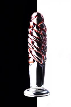 Анальная втулка Sexus Glass, Стекло, Прозрачный, 14,5 см