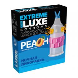 LUXE EXTREME Ночная лихорадка презерватив с ароматом персика с усиками, 1 шт. Vestalshop.ru - Изображение 1