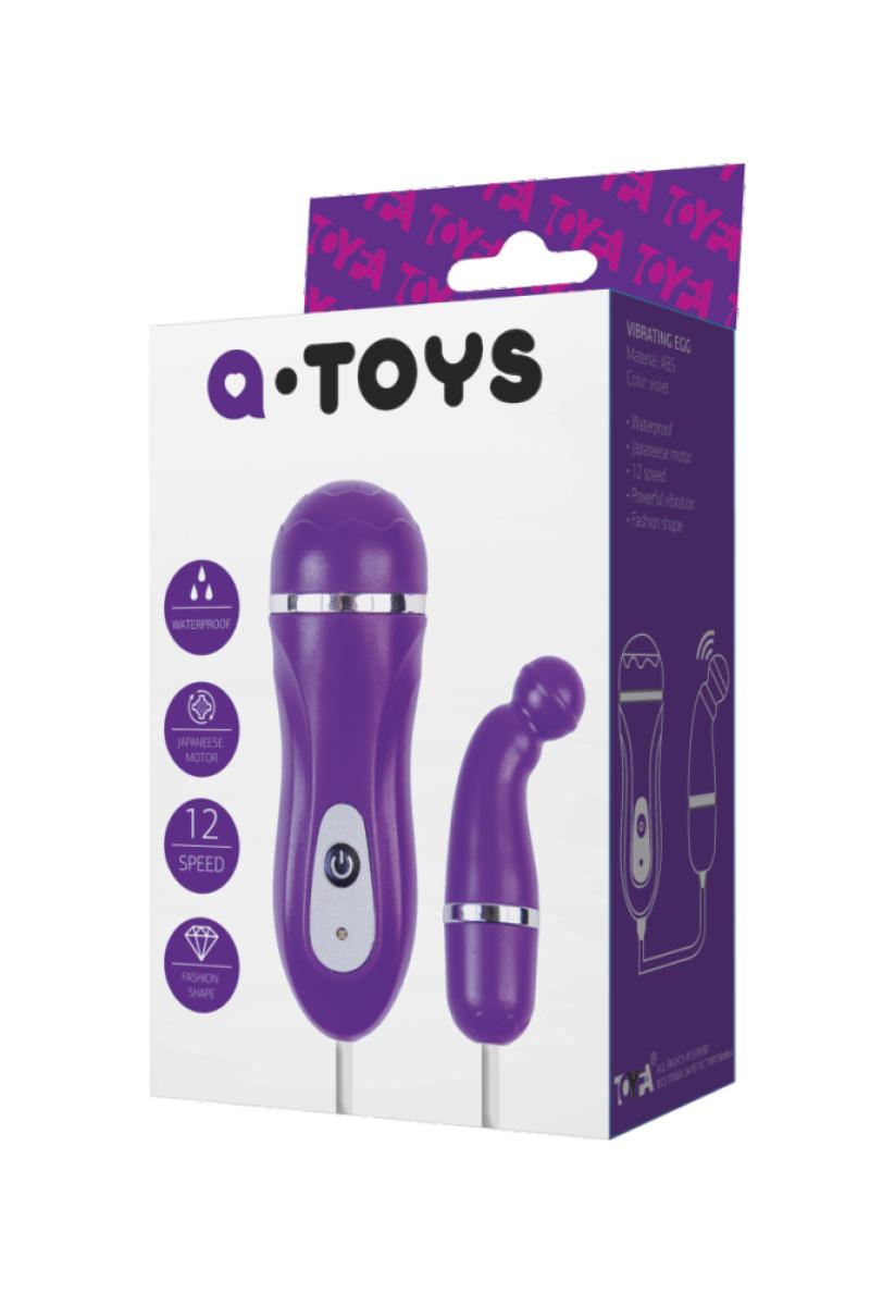 Виброяйцо TOYFA  A-toys Beany, ABS пластик, Фиолетовый,  5,5 см Vestalshop.ru - Изображение 1